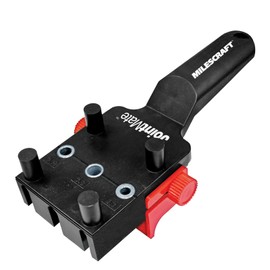 Milescraft 1382 Dowel Aid for Edge, Surface and Corner Connections, Wooden Dowel Connection Gauge, Drilling Gauge, Dowel Gauge
