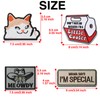 GTOTd Funny Meme Patch Velcro (4 Pieces) Velcro Patches Funny