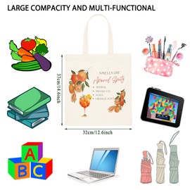 TSOTMO Aperol Spritz Lover Gift Drink Themed Gift Smells Like Aperol Spritz Tote Bag Cocktail Summer Gift (Smells tote)