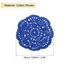QUARKZMAN Crocheted Doilies 4 Pieces 4 Inches - Cotton Woven