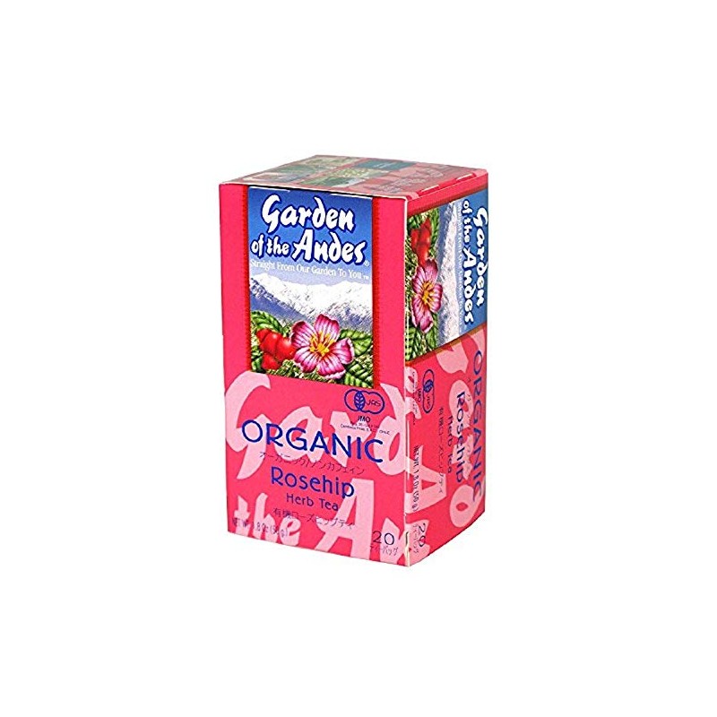 Garden of the Andes 100% Organic Herbal Tea, Rosehip and