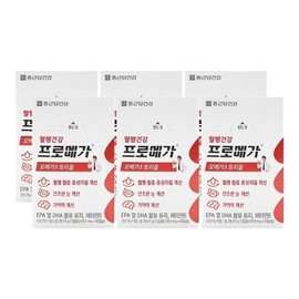 Chong Kun Dang Health Promega Omega3 Triple Enteric Coated Capsule 654mg x 60 capsules x 6 boxes / 종근당건강 프로메가 오메가3 트리플 장용성캡슐 654mg x 60캡슐 x 6박스