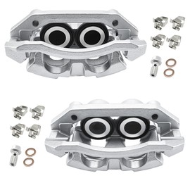Front Brake Caliper 18B5054+18B5055 Replace for 2009-2018 Dodge Ram 1500, 2009-2011 Ram Dakota, 2007-2009 Durango, 2007-2011 Chrysler Aspen, 5143358AF+5143348AF, FRC11895N+FRC11896N