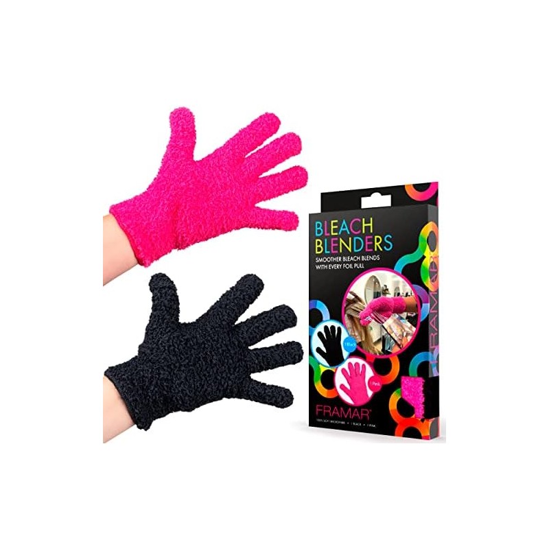 FRAMAR - Guantes de micro fibra para pintar el cabello,