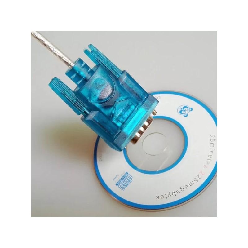 EGTMA Adaptador Rs232 Serial Dv9 Macho A Usb 2.0 Macho