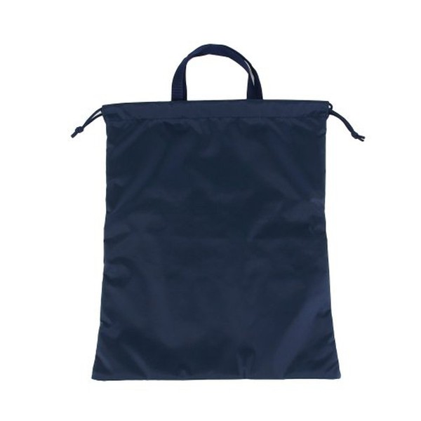 Happy Clover 2 Pair Shoe Bag Drawstring Bag (Also Popular as Gymnastics Wear) <Super Power Fabric That Eliminates Odors > Made in Japan, navy