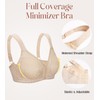 Curyon Plus Size Everyday Bras for Women Minimizer Full Coverage