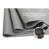 Black Lamb Vinyl Fabric, 1.2mm Thick Waterproof Faux Leather Upholstery