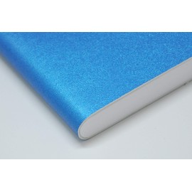 Zequenz Classic 360 Galaxy Series, Size: Large, Color: Blue, Paper: Ruled, Soft Cover Journal Notebook, 5.1" x 8.25", 128 sheets / 256 pages, Ruled, Lined Premium Paper