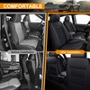 IKABEVEM Seat Covers Custom Fit Toyota Tacoma 2016-2023 Double Crew