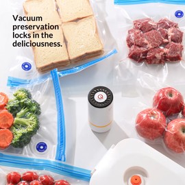 Mini Electric Vacuum Sealer Pump for Food Storage – USB Rechargeable Design for Kitchen, Pantry and Travel