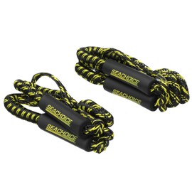 Seachoice 42481 Bungee/Stretch Dock Line, 6 Feet Long, Stretches to 9 Feet, Pack of 2 Lines