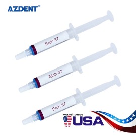 Dentex 3Pcs Dental Dentex 37% Acid Etching Gel Tooth Gel Adhesive 5ml