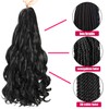 French Curly Braiding Hair 24 Inch 8 Packs - Pre