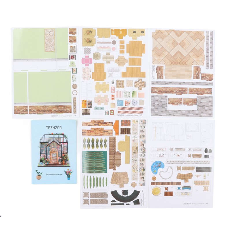 DIY Miniature Dollhouse Kit 1:24 Scale Dollhouse Puzzle Toy for