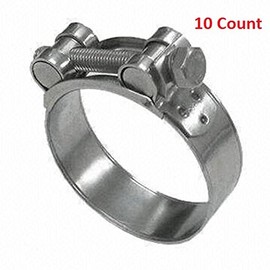 Robust Hose Clamps (10) Each For 1" Pex Hose Outdoor Wood Boiler/Furnace