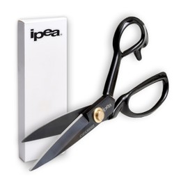 IPEA Forbici da Sarta professionali con Lame in Acciaio al Manganese e Impugnatura Super Comfort per un Uso Prolungato – 21 cm (8" pollici) – Forbice da Sarto per Taglio Tessuti, Vestiti, Sartoria
