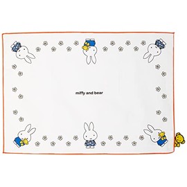 Kutsuwa MF682 MF682 Miffy Placemat, Kids Lunch Mat, Made in Japan, Approx. W 13.8 x D 9.8 x H 0.1 inches (35 x 25 x 0.3 cm)