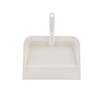 Superio Heavy Duty Plastic Dustpan with Comfort Grip Handle Beige,