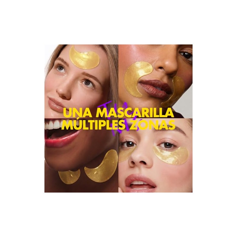 60 Parches para Ojos con Cafeína para Ojeras y Bolsas