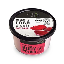 Natura Siberica Organic Shop Body Polish Rose and Salt Top, 250ml