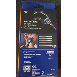 Gillette ProGlide Men's 1 Handle 2 Refills Cartridges