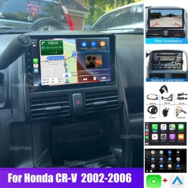 Unbranded Car Apple CarPlay Android Stereo Radio For Honda CR-V CRV 2002 2003 2004 2005 06