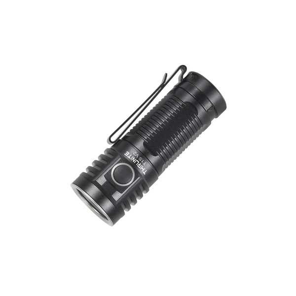 ThruNite T1S V2 Rechargeable Flashlight SST-40 LED Torch Max 1212 Lumens 184 Meters Throw with Magnetic Tailcap Lock Function Six General Modes USB-C Charge for Camping Emergency EDC Use, Black, CW