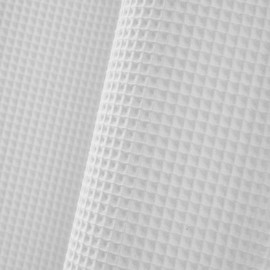 River Dream Stall Shower Curtain with Snap-in Liner,Cotton Blend Fabric Heavy Duty,No Hooks Needed Shower Curtain for Bathroom,Hotel Quality Bathroom Shower Curtain Set,Magnets,White,54x80 inches