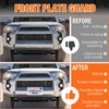 ABS Front License Plate Holder& Frame Bracket- Enhanced Anti- Vibration