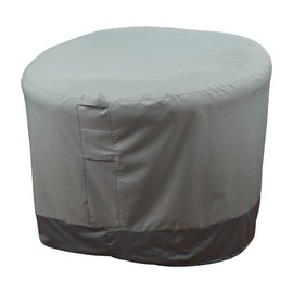 Hudson Comfort Papasan Chair Cover - Waterproof Outdoor Cover - Click-Close Straps and Elastic Hem Cord for Custom Fit - Durable Padded Handle & Air Vent for Circulation - 52" DIA x 35" Height (Gray)