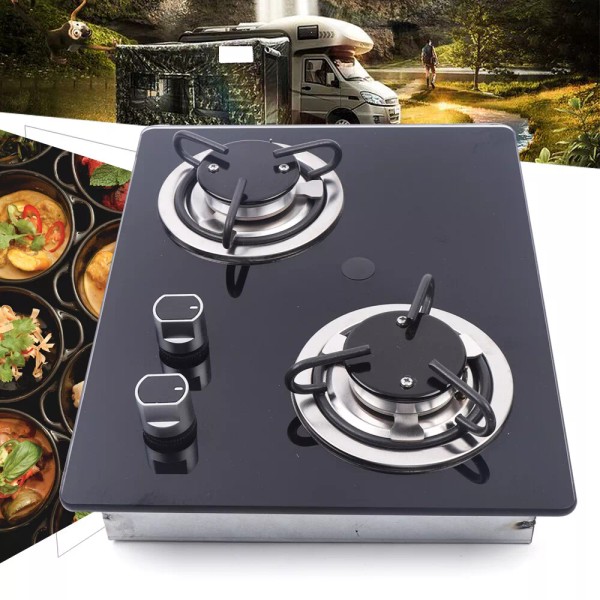 Unbranded Boat Caravan RV Camper LPG Gas Stove Hob 2