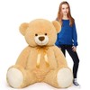 Tezituor Tezituor Big Teddy Bear,52' Giant Stuffed Animal Plush,Light Brown