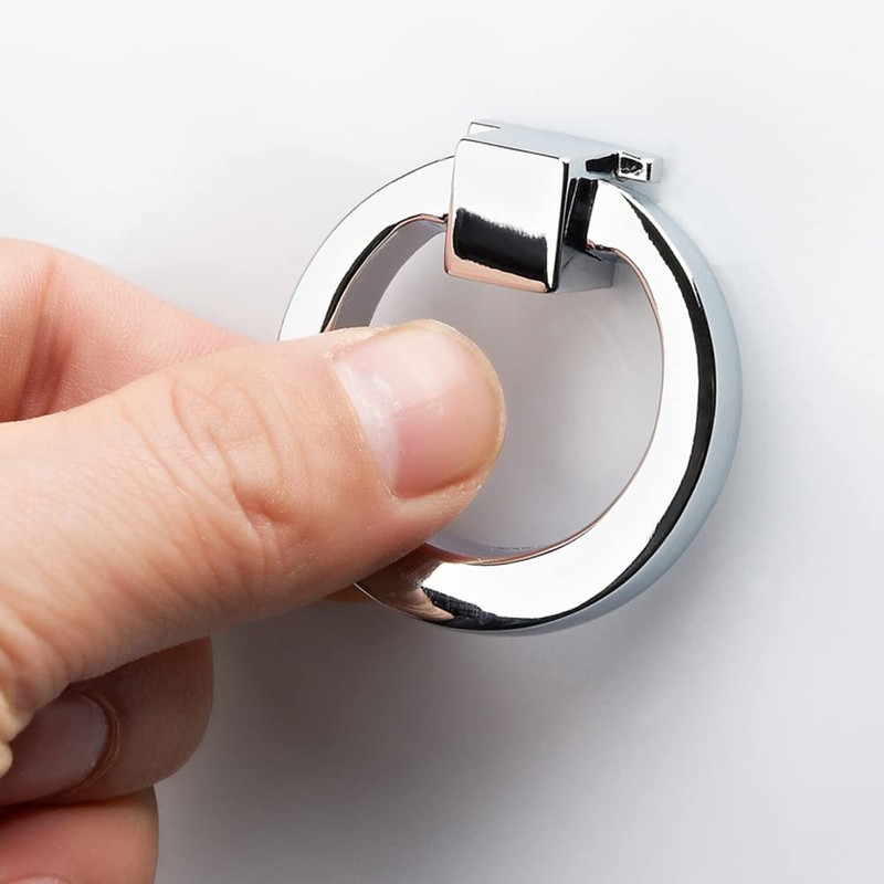 Cabinet Knobs, Metal Ring Pull Handles, Hardware Drawer Pulls Rings