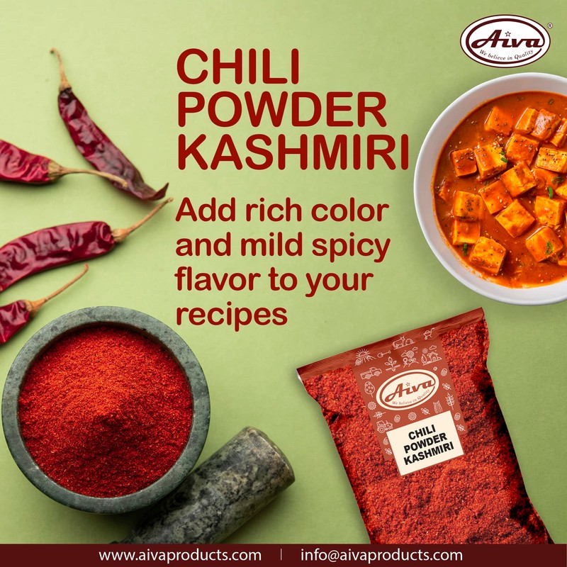 AIVA Chili Powder Kashmiri (14 oz)
