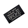 Vmcoatdu 2 piezas con emblema bordado de I'm Here Because