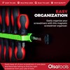 Olsa Tools Magnetic Screwdriver Organizer | Professional Quality Tool Organizer