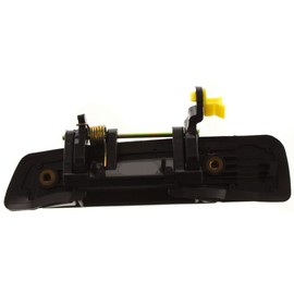 For Mitsubishi Mirage 1997 98 99 00 2001 Exterior Door Handle Rear, Passenger Side Smooth Black | Trim: LS/DE | MI1521103 | MR271872