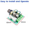 LAOMAO DC Motor Controller, DC 12V - 40V 10A PWM