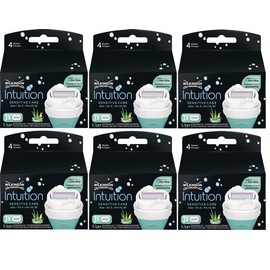Schick Intuition Sensitive Care Moisturizing Razor Blade Refills, 18 Cartridges