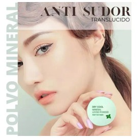 2 Polvo Mineral Cuidado Facial Translúcido Maquillaje Fijado