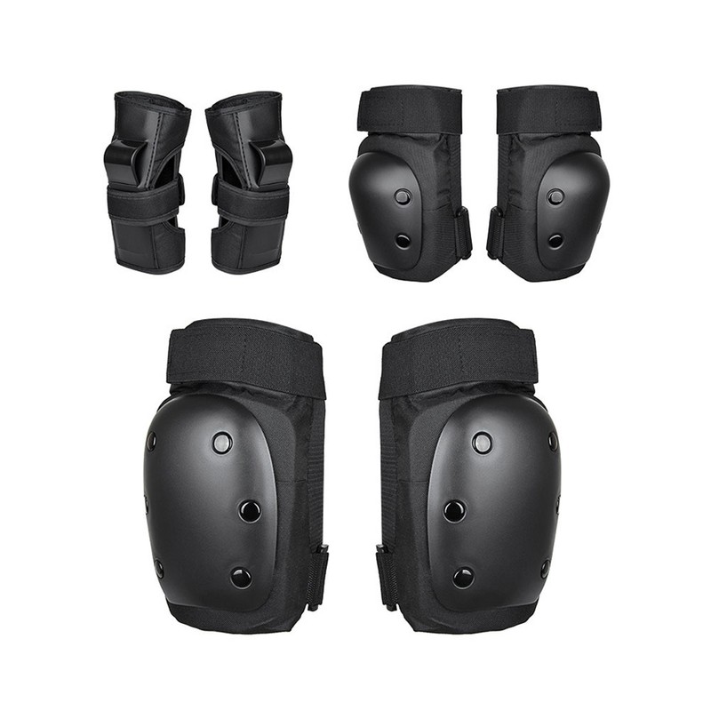 6 Pcs Adults Kids Knee Pads Elbow Pads Wrist Pads