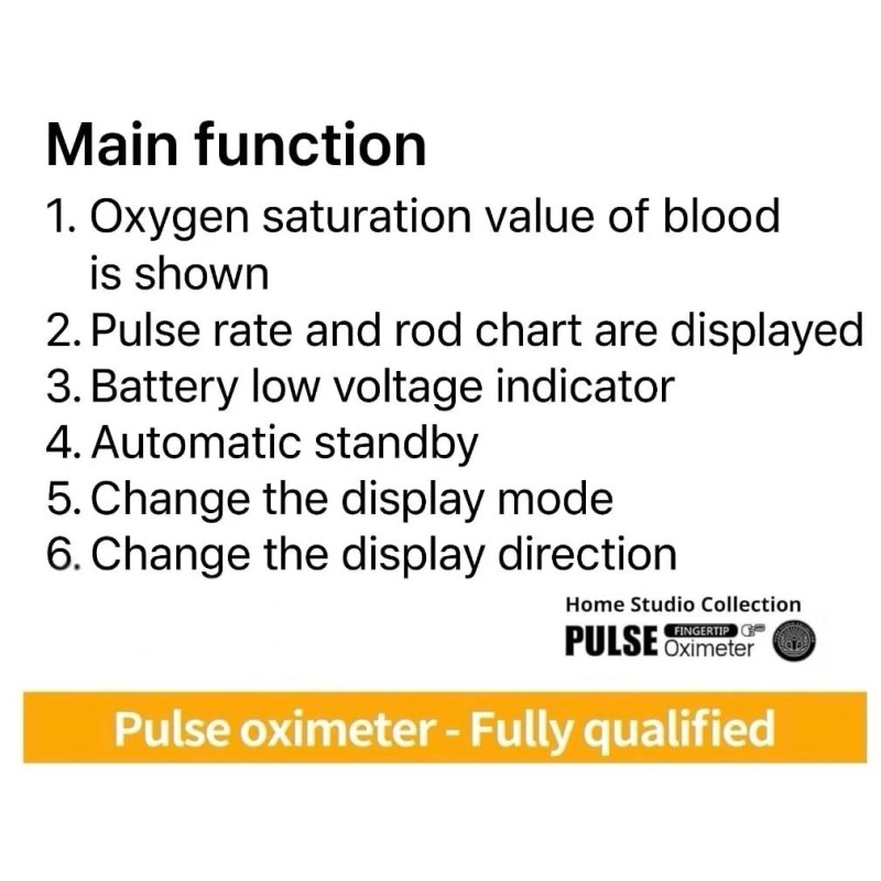 Finger Tip Pulse Oximeter LED Blood Glucose Meter For Hospital