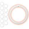 GoodBulb 32-Watt 12 Inch T9 Fluorescent Circline Light Bulb 3000K Soft White G10q Base High Output 2027 Lumens 32W 10000 Life Hours 80 CRI Pack of 12 Bulbs