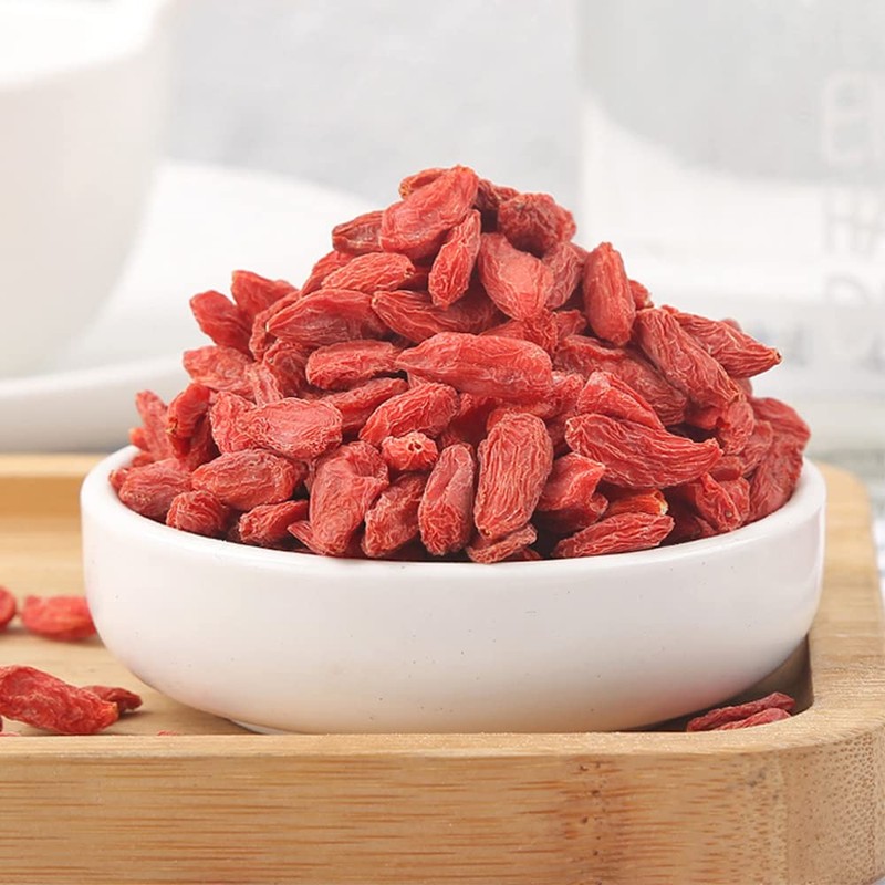 Dried Goji Berries Whole Fruit 17.63oz/500g Raw Sun-Dried Red Goji