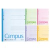 Kokuyo Notebook, Campus Notebook, A4 Color Cover, Pack of 5