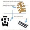 Tactical ACH Helmet Pads Kits Double Layer Buffer Memory Foam
