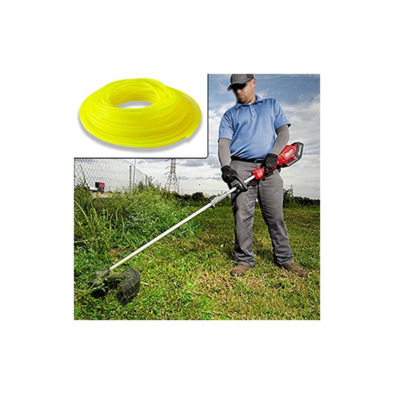 Riegolux 107642 2.4mm x 100m Nylon Round Grass Trimmer Green