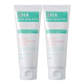 3H Clear Esfolio Clear Cleansing Foam, 2 pieces, 100ml / 쓰리하클리어 에스폴리오 클리어 클렌징 폼, 2개, 100ml