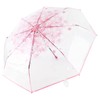 Milya Pocket Umbrella Transparent Ultra Light Manual Umbrella Transparent Cherry